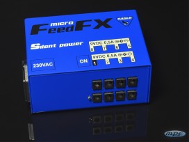 Alimentatore pedali effetto professionale stabilizzato analogico 9V mod: MICRO FEEDFX